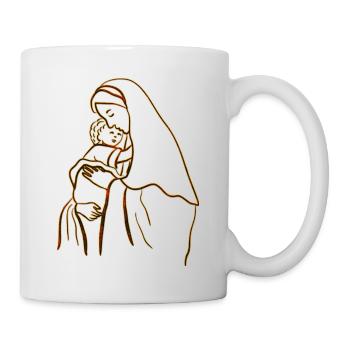 Holly Mary Maria Madonna Mariana Jungfrau Maria - Tasse - Weiß - Rechts