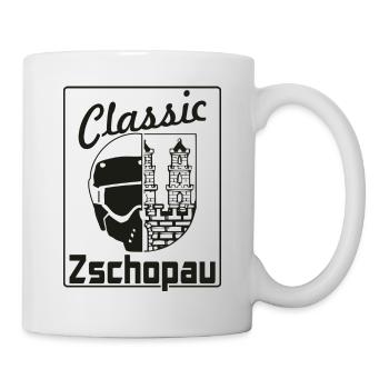 Classic Enduro MZ Zschopau Vintage Erzgebirge - Tasse - Weiß - Rechts