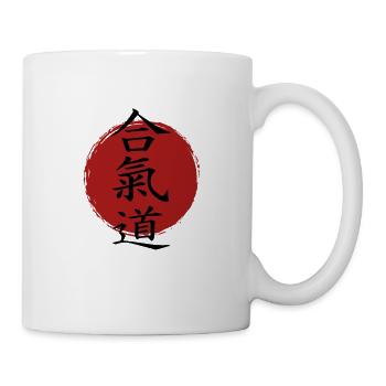 Aikido - Der Weg der Harmonie - Tasse - Weiß - Rechts