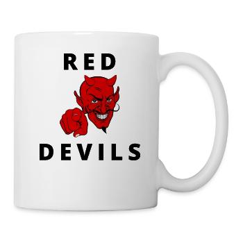 Red devils - Tasse - Weiß - Rechts