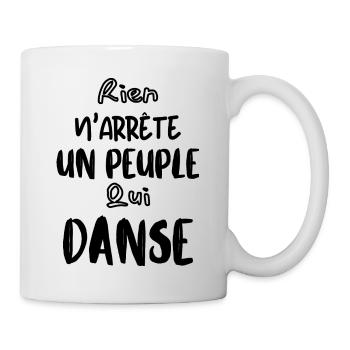 Rien n'arrête - Mug blanc - blanc - Droite