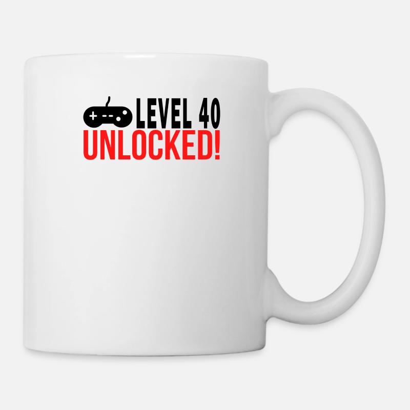 level 40 - Mug blanc - blanc