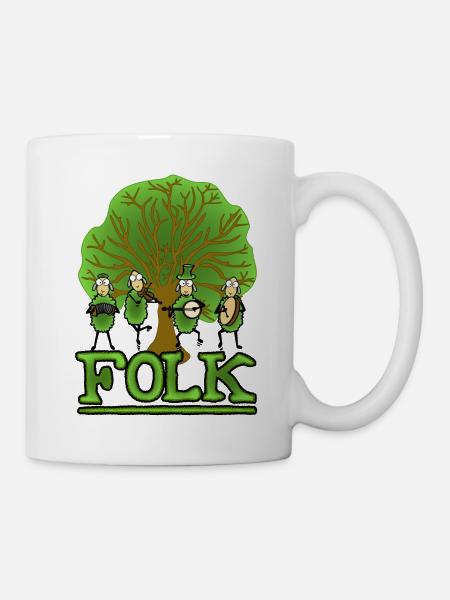 Irish Folk Band - Tasse - Weiß