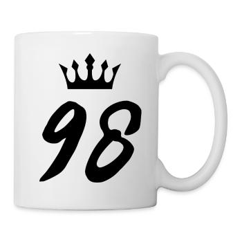98 Number crown - Mug - white - Right