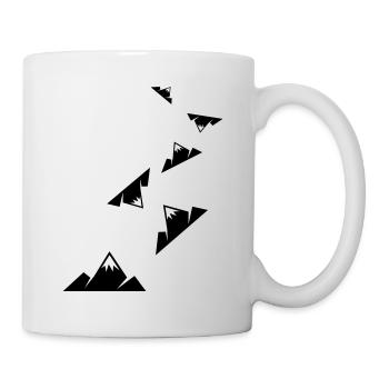 Montagnes En plein air - Mug blanc - blanc - Droite