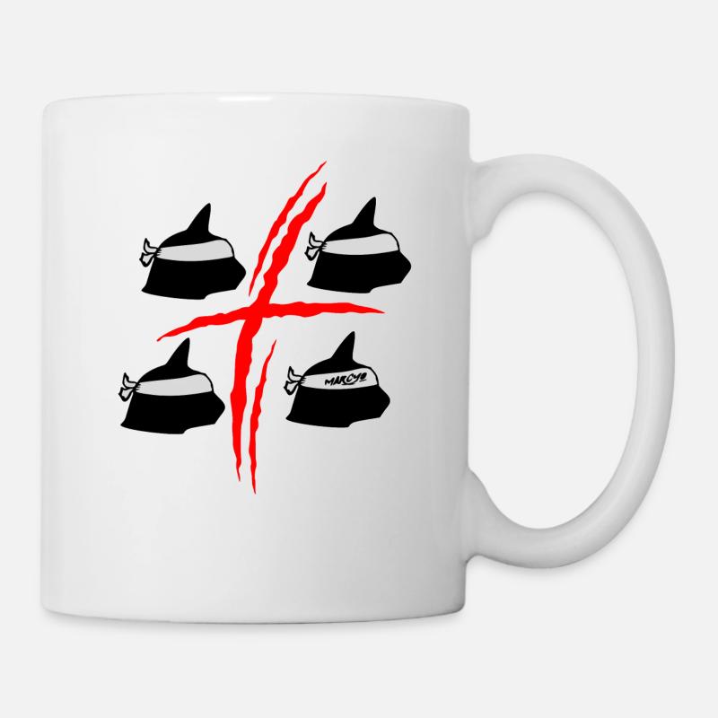 4 Mori Katze - Tasse - Weiß