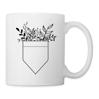 Fleurs du sac - Mug blanc - blanc - Droite
