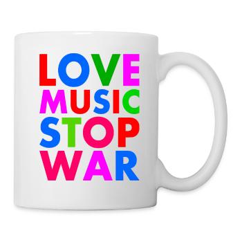 Stop war - Mug - white - Right