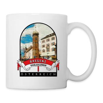 Vorarlberg Bregenz Österreich Souvenir - Tasse - Weiß - Rechts
