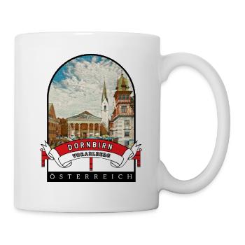 Vorarlberg Dornbirn Österreich Souvenir - Tasse - Weiß - Rechts