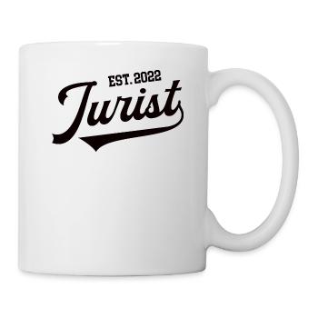 Jurist seit 2022 Jura Studium Examen Abschluss - Tasse - Weiß - Rechts