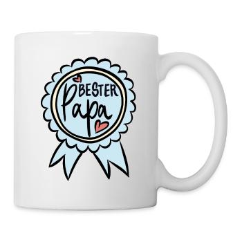 Bester Papa - Tasse - Weiß - Rechts