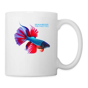 Siamese fighting - Mug - white - Right
