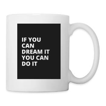 DREAM - Mug blanc - blanc - Droite