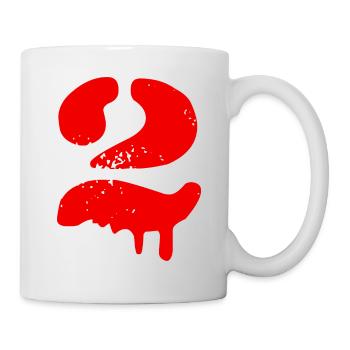 2 Symbole numérique - Mug blanc - blanc - Droite