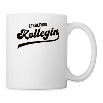 Lieblingskollegin Beste Kollegin Lieblings Kollege - Tasse - Weiß - Rechts
