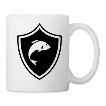 Armoiries du poisson - Mug blanc - blanc - Droite
