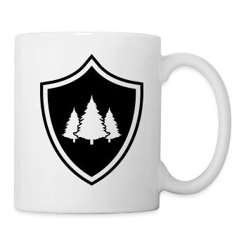 Tree Coat of Arms Forest Fir - Mug - white - Right