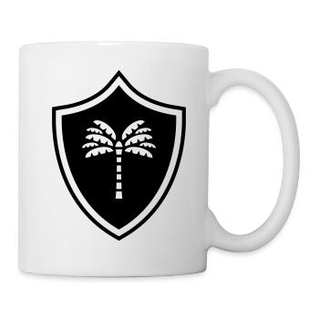 Armoiries de la palme - Mug blanc - blanc - Droite