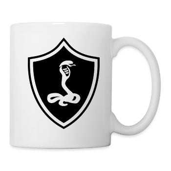 Schlange Wappen Kobra - Tasse - Weiß - Rechts