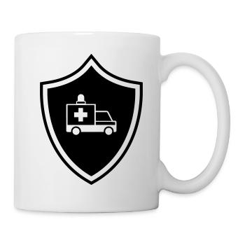 Ambulance Coat of arms Ambulance - Mug - white - Right