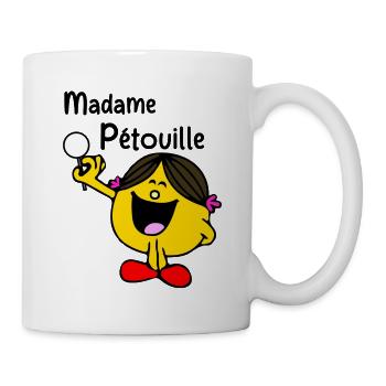 Madame Pétouille - Mug blanc - blanc - Droite