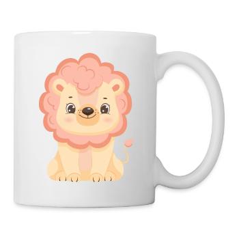 Leo Family Mother Baby T-Shirt - Mug blanc - blanc - Droite