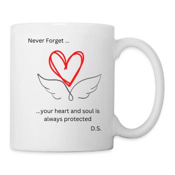 Never forget... - Tasse - Weiß - Rechts