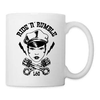 RIDE'n'RUMBLE - Tasse - Weiß - Rechts