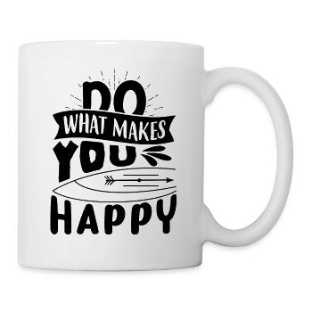 Faites ce qui vous rend heureux - Mug blanc - blanc - Droite