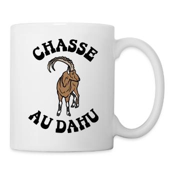 chasse au dahu - Mug blanc - blanc - Droite