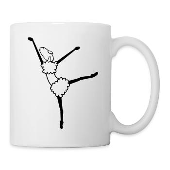 Ballerina Ballet Dancing Sheep - Mug - white - Right