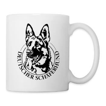 German Shepherd Dogs Portrait Dog Wilsigns - Mug - white - Right