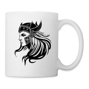 Viking Woman Warrior Viking - Mug - white - Right
