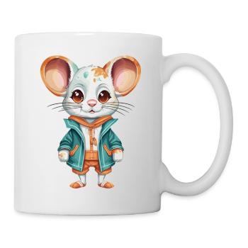 Cute Mice Design - Mug - white - Right