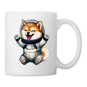 happy shiba inu - Tasse - Weiß - Rechts