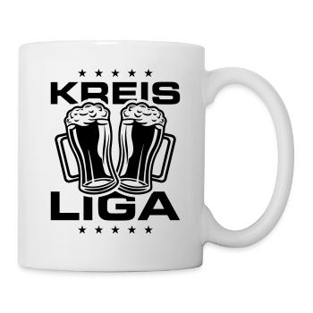 Kreis Liga - Tasse - Weiß - Rechts