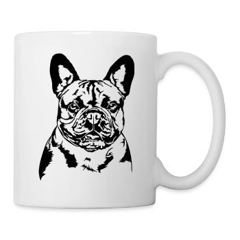 Bouledogue Français Portrait Chiens Wilsigns - Mug blanc - blanc - Droite