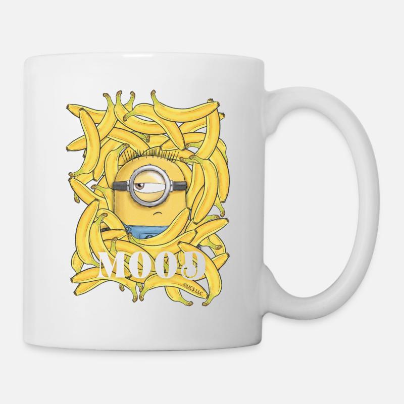 Minions Minion Borgne Banana Mood - Mug blanc - blanc