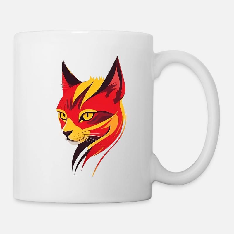 Katze - Tasse - Weiß