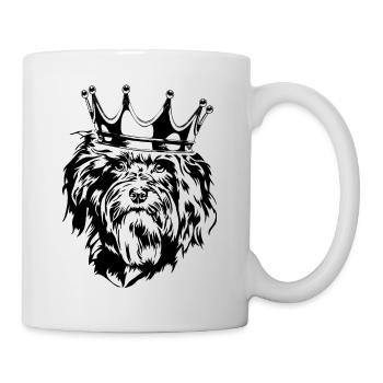 Chiens de la couronne havanaise Chien Roi Reine Wilsigns - Mug blanc - blanc - Droite