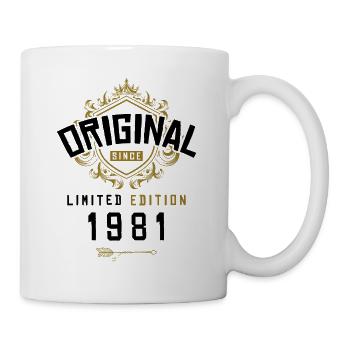 1981 limited edition birthday - Mug - white - Right
