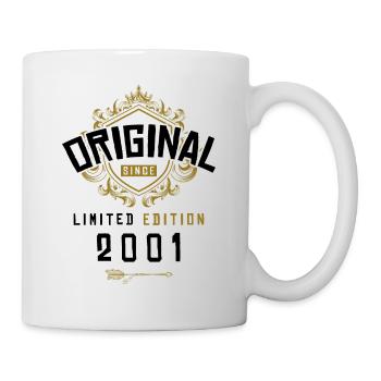 2001 limited edition birthday - Mug - white - Right