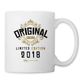 2018 limited edition Geburtstag - Tasse - Weiß - Rechts