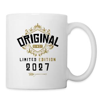 2027 limited edition Geburtstag - Tasse - Weiß - Rechts