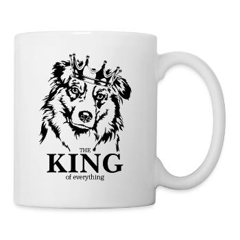 Australian Shepherd King of everything Wilsigns - Tasse - Weiß - Rechts