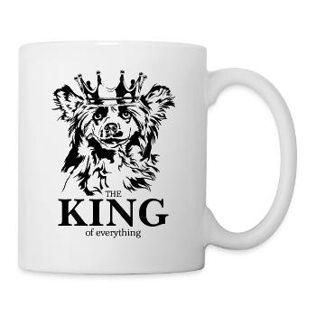 Chinese Crested Dog King of everything Wilsigns - Mug - white - Right