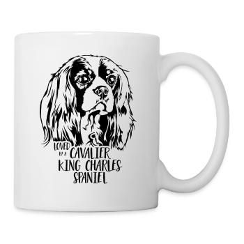 Loved by a Cavalier King Charles Spaniel Wilsigns - Tasse - Weiß - Rechts