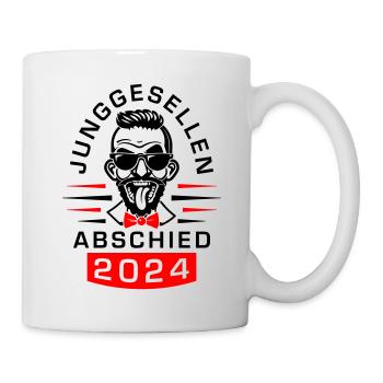 Enterrement de vie de garçon 2024 - Mug blanc - blanc - Droite