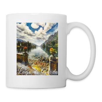 Lago di garda,Lake Garda,lake,landscape - Mug - white - Right